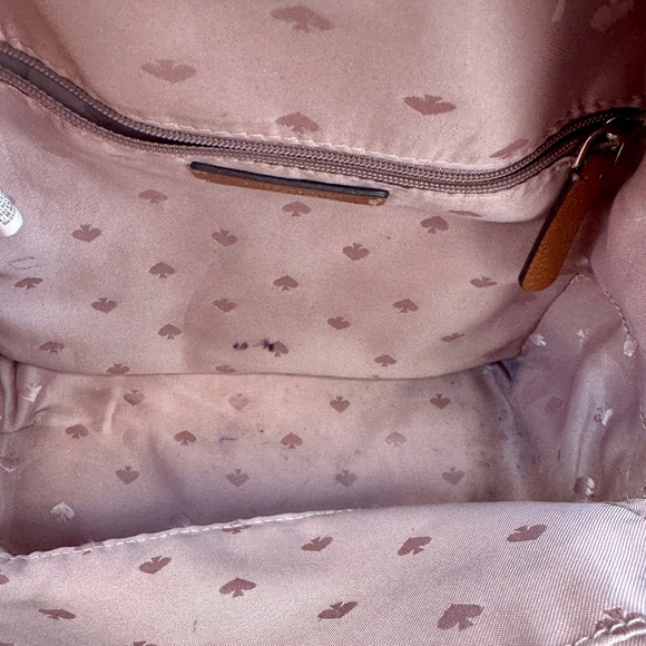 Vintage Kate Spade brown leather backpack in excellent condition - Picture 10 of 16